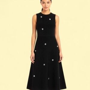 Elegant Black Sleeveless Mini Dress